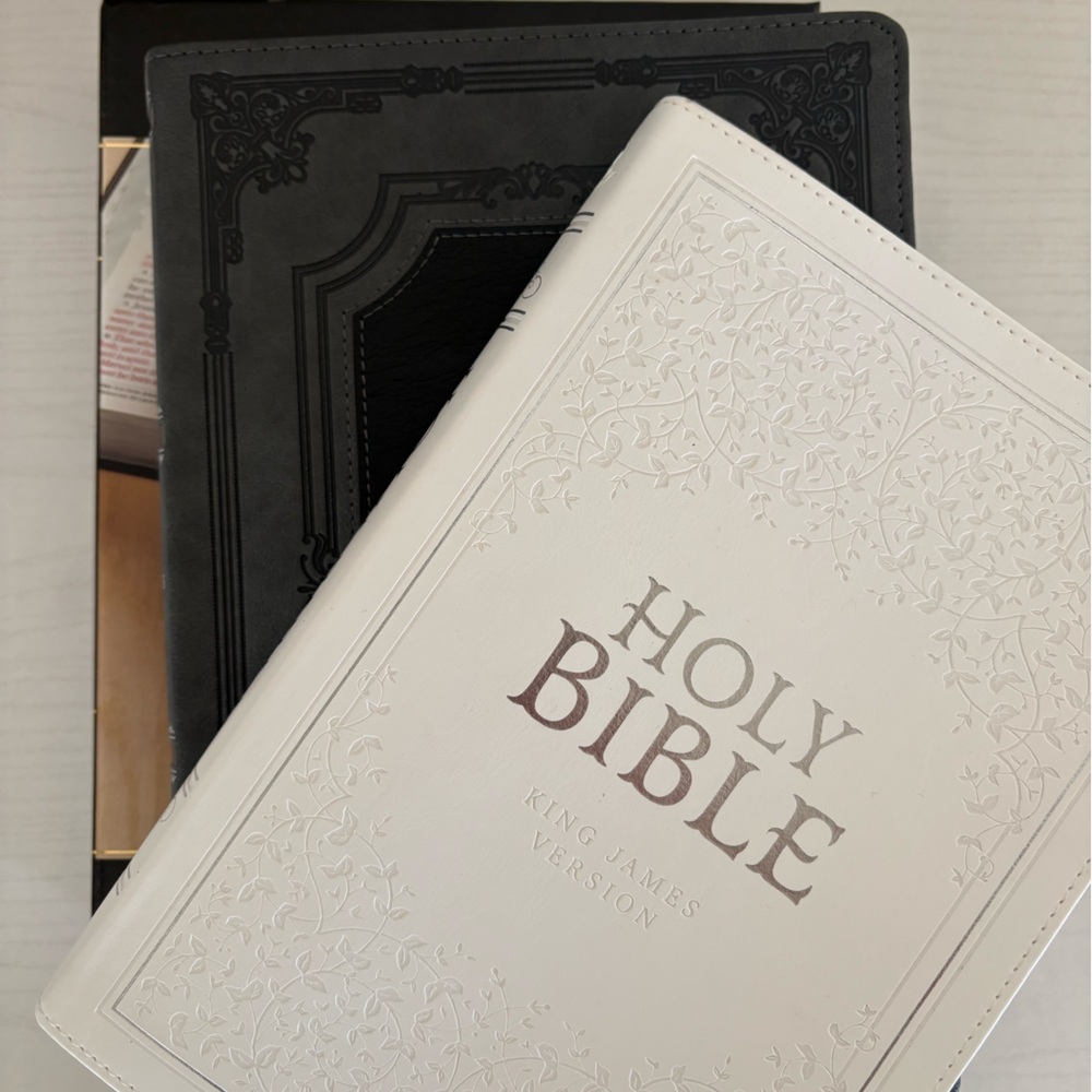 White and Black Holy Bible Set